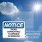 Signmission Diesel Combustible Flammable No Smoking OSHA Notice Sign, Plastic, 14in W x 10in L, 2PK OS-2PACK-NS-P-1014-L-10988 - alternate 6